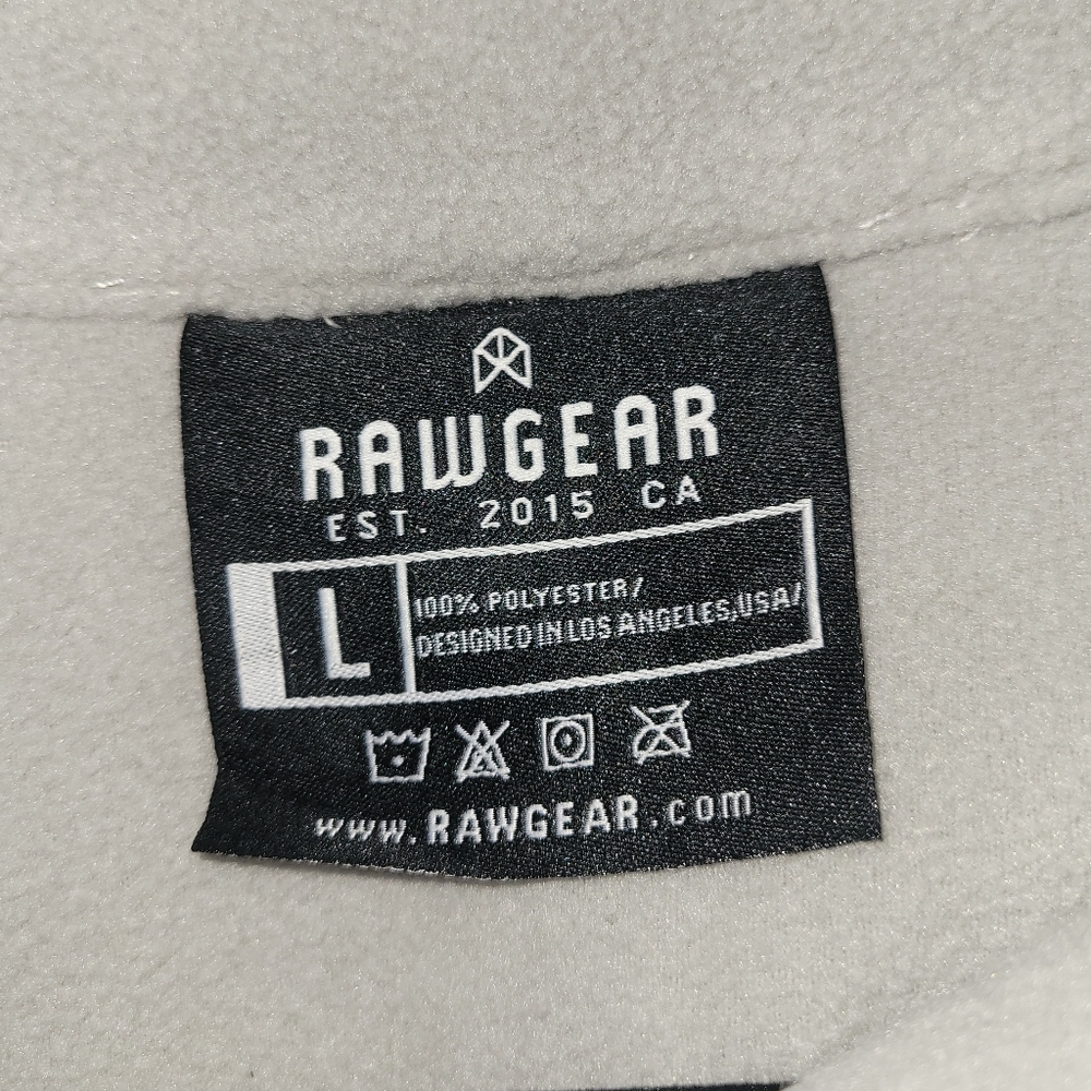 Rawgear‎ Mens grey fleece size Large - Picture 3 of 4